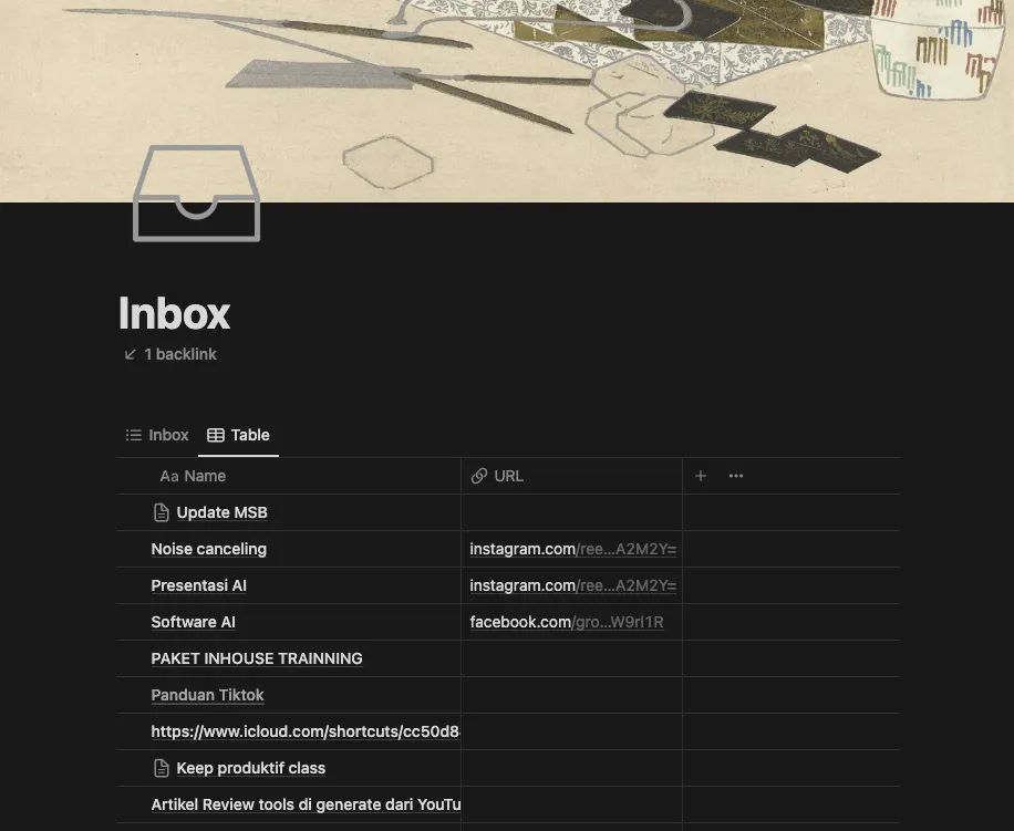 Mendapatkan kode ID Database